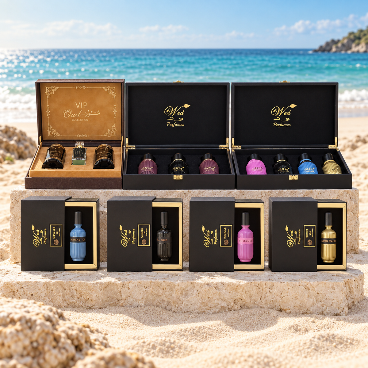 7 AROMA Royal VIP Oud Bundle + 4 Free Gifts