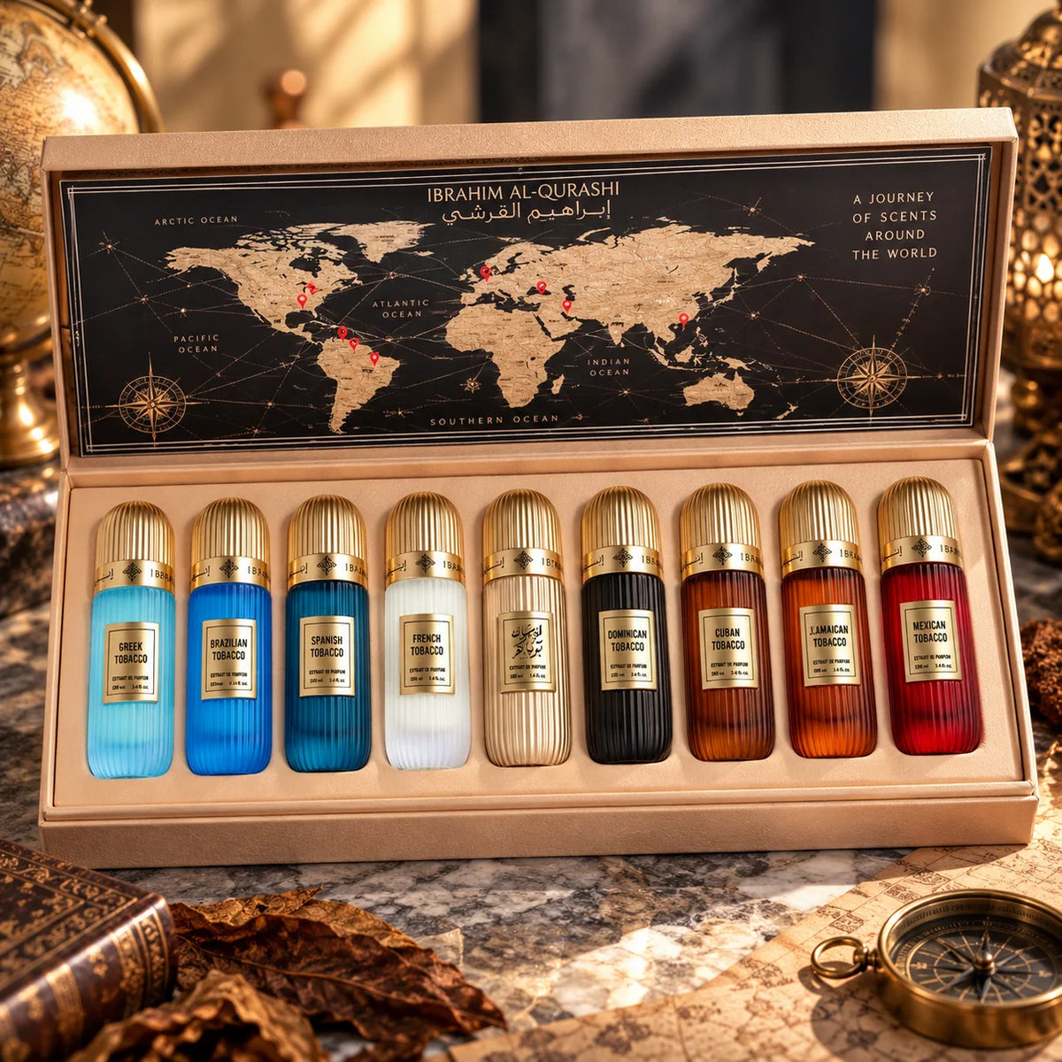The Ibraq Experience, featuring a complimentary Jean Paris Oud perfume.